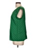 Merona 100% Polyester Green Sleeveless Blouse Size L - photo 5