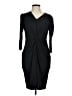 Lark & Ro Solid Black Cocktail Dress Size M - photo 1