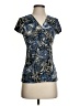 Van Heusen Blue Short Sleeve Blouse Size XS - photo 1