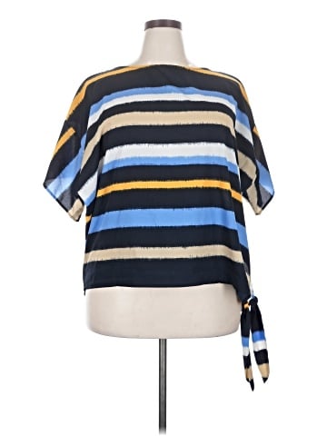 MICHAEL Michael Kors Short Sleeve Blouse (view 1)