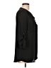 metaphor 100% Polyester Black 3/4 Sleeve Blouse Size L - photo 4