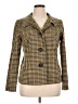 Kim Rogers 100% Polyester Houndstooth Brown Blazer Size 14 - photo 1