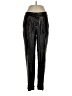 Alice + Olivia Metallic Black Casual Pants Size 4 - photo 1