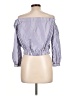 Zara Basic Blue 3/4 Sleeve Blouse Size L - photo 2