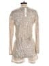 Aqua 100% Polyester Silver Gold Romper Size XS - photo 2