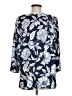 Jaclyn Smith 100% Polyester Blue Kimono Size M - photo 2
