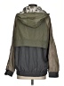 Heartloom 100% Polyester Color Block Green Windbreaker Size S - photo 2