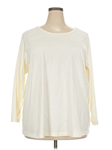 Woman Within 3/4 Sleeve T-Shirt (view 1)