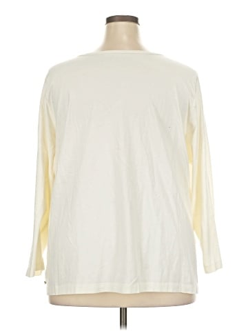 Woman Within 3/4 Sleeve T-Shirt (view 2)