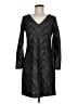 Jessica Howard Chevron-herringbone Black Cocktail Dress Size 6 - photo 1