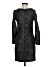 Jessica Howard Chevron-herringbone Black Cocktail Dress Size 6 - photo 2