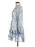 Japna 100% Polyester Paisley Blue Cocktail Dress Size M - photo 5