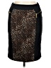 MICHAEL Michael Kors Animal Print Black Casual Skirt Size 6 - photo 1