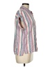 Orvis Stripes Pink Short Sleeve Blouse Size M - photo 4