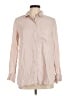 Old Navy 100% Tencel Solid Pink Long Sleeve Button-Down Shirt Size M - photo 1