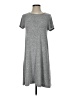 Gap Solid Gray Casual Dress Size XS - photo 1