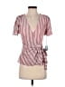 Eva Franco Pink Short Sleeve Blouse Size XS - photo 1