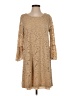 Brittany Black 100% Polyester Tan Cocktail Dress Size S - photo 1