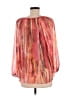 Chaus 100% Polyester Pink 3/4 Sleeve Blouse Size M - photo 2