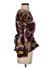 Jonathan Martin Purple 3/4 Sleeve Blouse Size S - photo 4