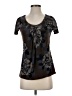 Boden Black Short Sleeve Top Size 2 - photo 1