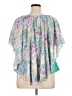 Zac & Rachel Teal Short Sleeve Blouse Size XL - photo 2