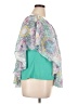 Zac & Rachel Teal Short Sleeve Blouse Size XL - photo 4