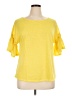 Assorted Brands Yellow Short Sleeve Top Size XL - photo 1