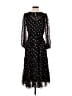 Shoshanna 100% Polyester Polka Dots Black Cocktail Dress Size 2 - photo 1