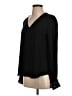Hatch 100% Cotton Plaid Black Burgundy Long Sleeve Blouse Size Sm Maternity (1) - photo 1