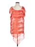 BECCA® by Rebecca Virtue 100% Polyester Orange Short Sleeve Blouse Size XS - photo 1