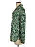 Ann Taylor 100% Polyester Floral Green Long Sleeve Blouse Size S - photo 5