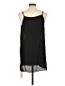Three Eighty Two 100% Polyester Solid Black Casual Dress Size L - photo 2