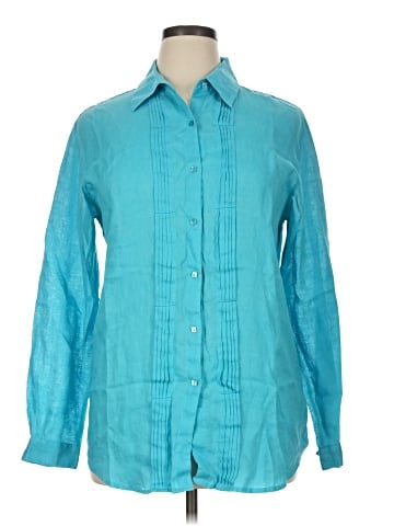 Dana Buchman Long Sleeve Blouse (view 1)