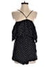 LUCCA 100% Rayon Polka Dots Black Romper Size S - photo 1