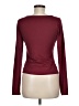 Unbranded Burgundy Long Sleeve Top Size M - photo 2