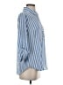 A. Byer 100% Polyester Stripes Blue 3/4 Sleeve Blouse Size S - photo 4