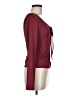 Unbranded Burgundy Long Sleeve Top Size M - photo 4