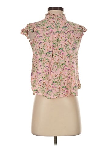 Rose + Olive Sleeveless Blouse (view 1)