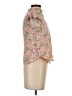 Rose + Olive Floral Pink Sleeveless Blouse Size XS - photo 4
