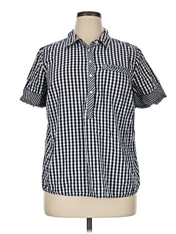 Crown & Ivy Short Sleeve Button-Down Shirt (view 1)