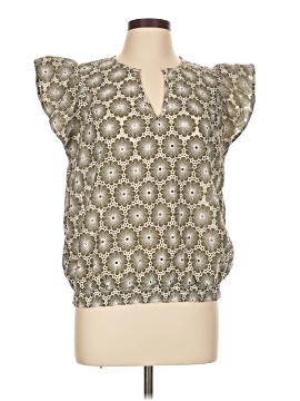Waverly Grey Short Sleeve Blouse