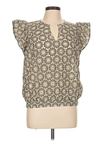 Waverly Grey Short Sleeve Blouse (view 1)