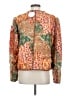 &merci 100% Polyester Print Orange Jacket Size S - photo 2