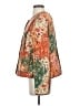 &merci 100% Polyester Print Orange Jacket Size S - photo 5
