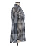 CAbi Houndstooth Blue Long Sleeve Blouse Size M - photo 4