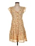 Mine Paisley Tan Casual Dress Size S - photo 1