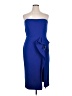 Aidan Mattox Blue Cocktail Dress Size 16 - photo 1