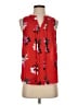 41Hawthorn 100% Polyester Red Sleeveless Blouse Size S - photo 1