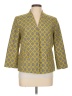 Kasper Print Yellow Blazer Size 10 - photo 1